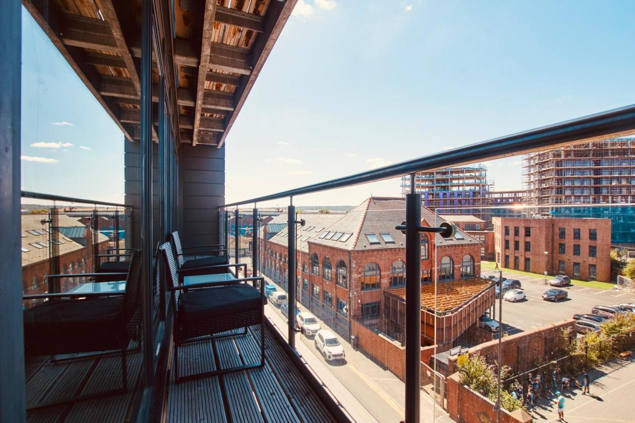 King Deluxe City Apt Large Balcony& Free Parking! Leeds  Eksteriør bilde
